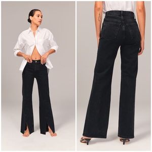 A&F Vintage Stretch Denim  High Rise 90's Relaxed Jean Size 27